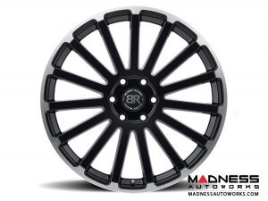 Jeep Custom Wheels (1) - Black Rhino - 22 x 9.5 - Spear - Silver w/ Mirror Cut Edge